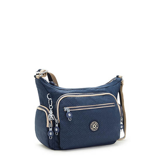 Kipling Gabbie Small Printed Crossbody Väska Blå | SE 2067AH